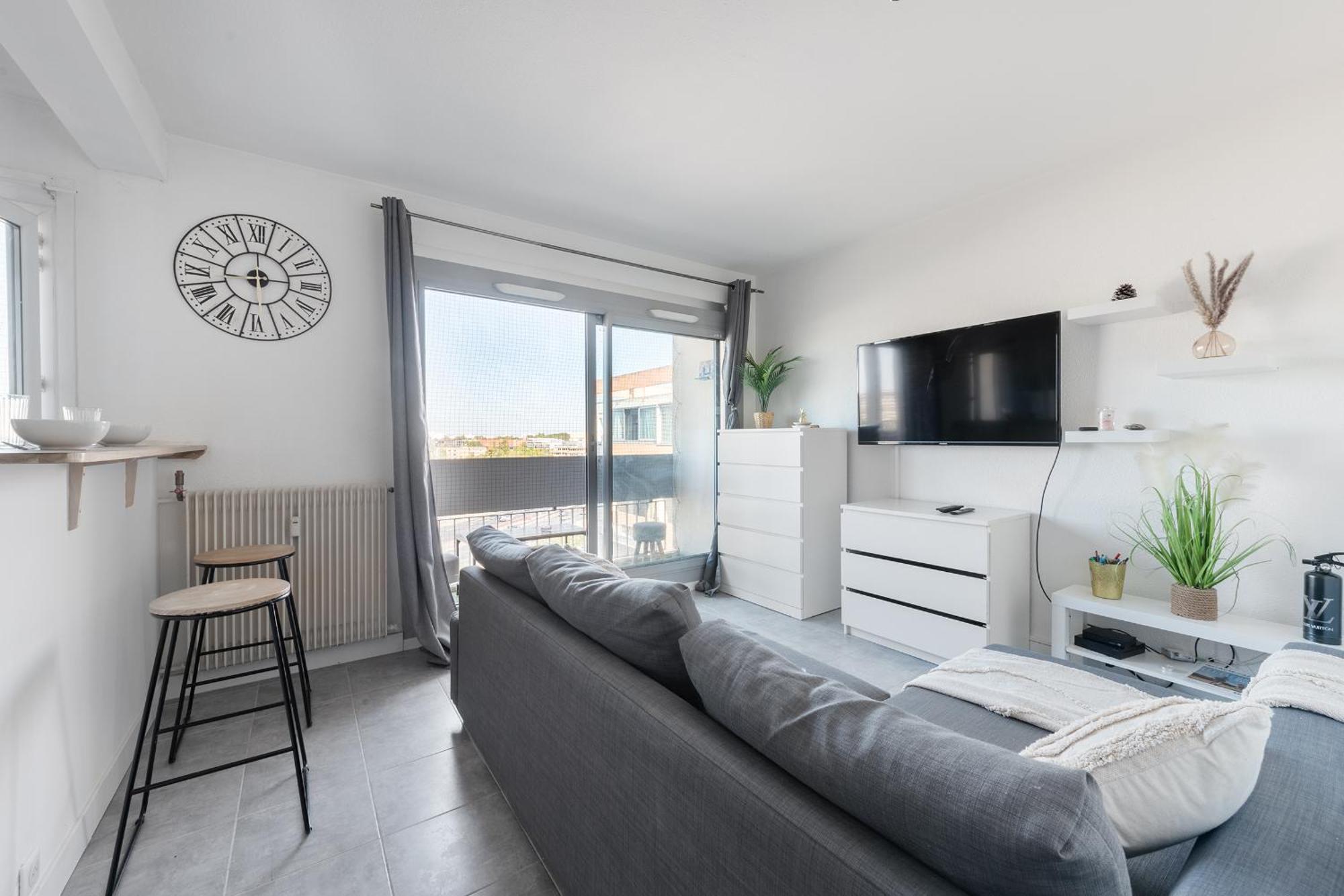 Apartament Cosy T2, Terrasse Privee Et Parking Tuluza Zewnętrze zdjęcie